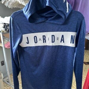 Jordan Kids Blue Long Sleeve Shirt
